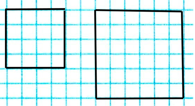 Начерти и вырежи 2 таких квадрата. Начерти 2 квадрата один со стороной 2 см другой 3. Начертить квадрат и прямую линию пересекающую квадрат. Как выглядит прямоугольник 3:1. Не умею чертить квадрат.